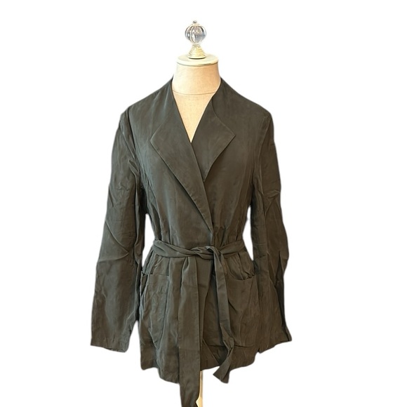 St John Sandwashed Wrap Jacket - Picture 3 of 9